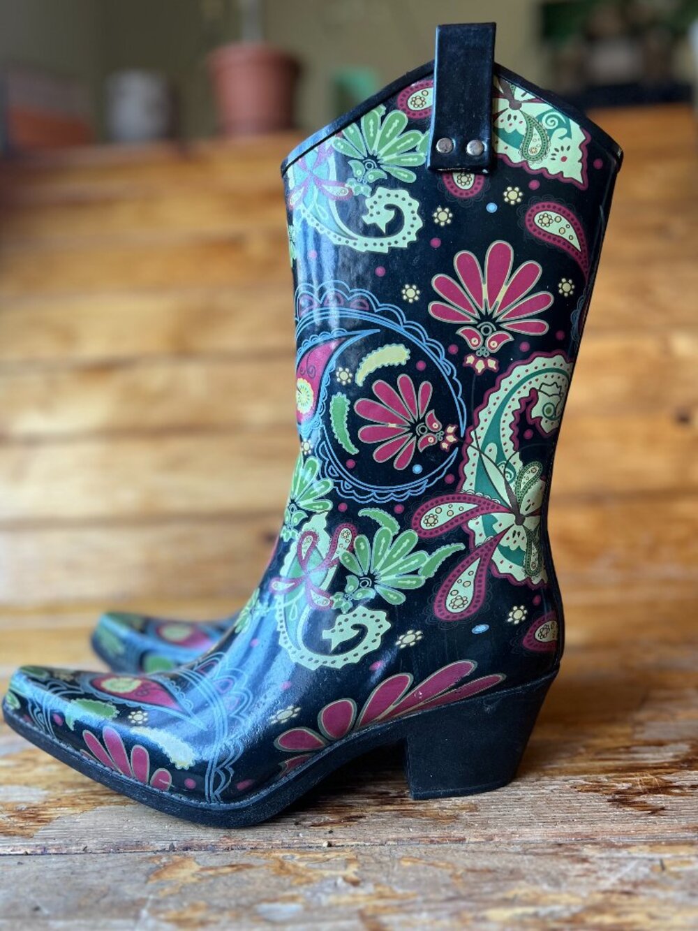 Nomad floral rain boots - Picture 3 of 6